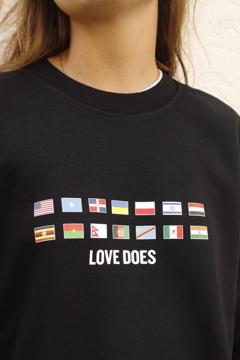 Love Does Flag Sweatshirt