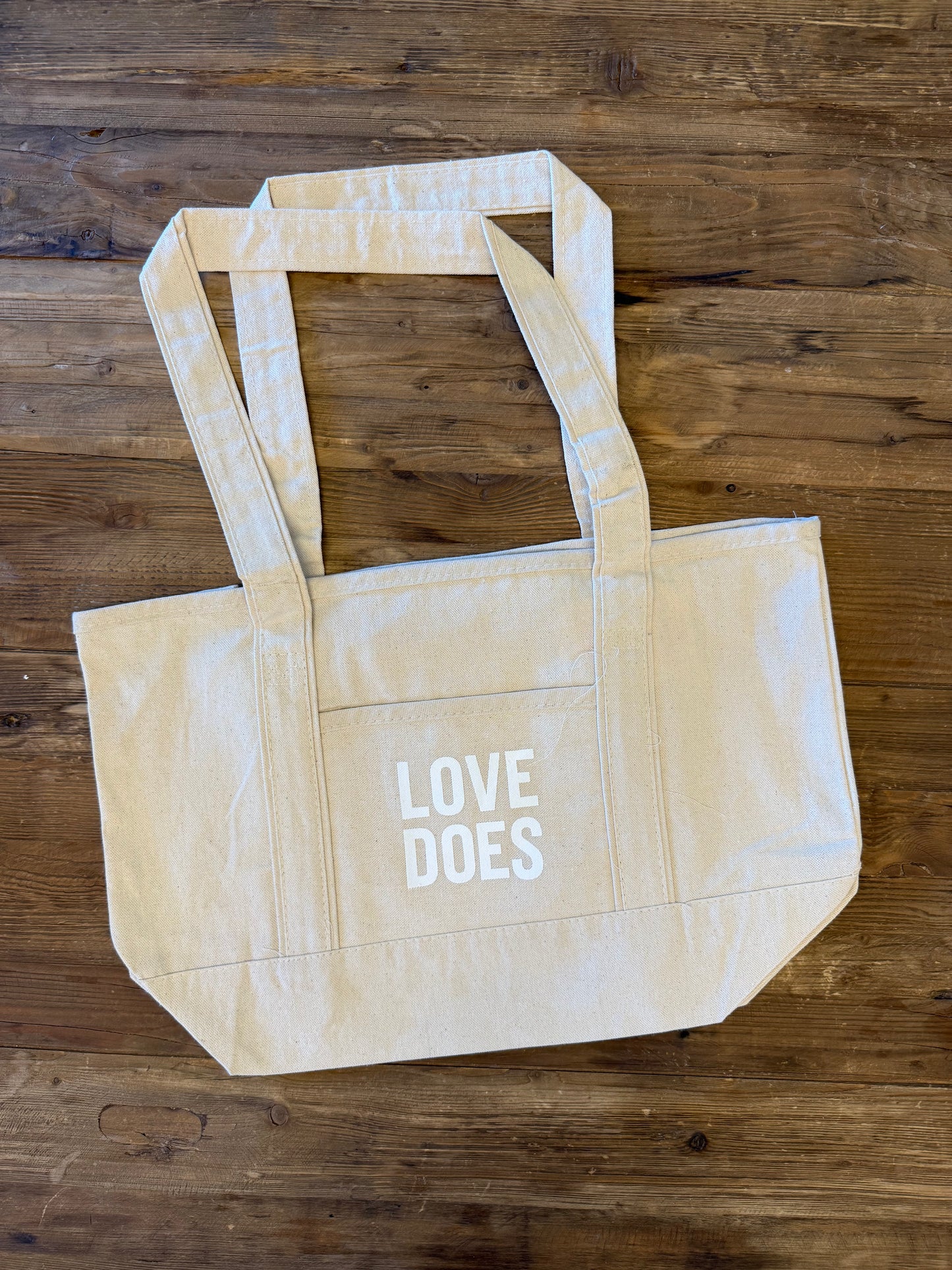 Love Does Tote Bag