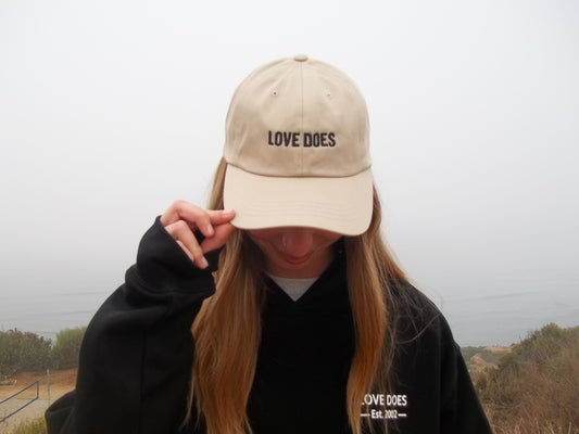 Love Does Baseball Cap-Stone