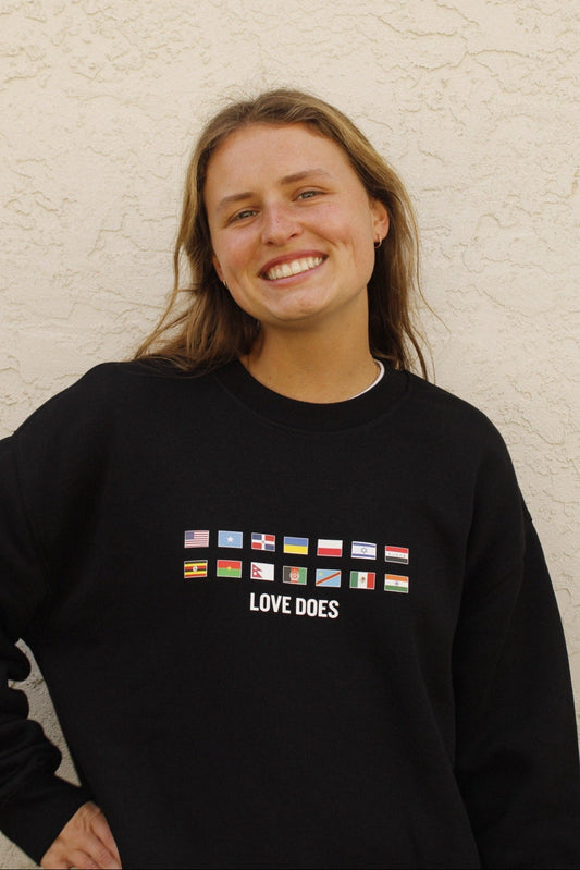 Love Does Flag Sweatshirt