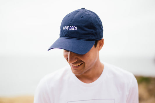 Love Does Baseball Cap-Navy